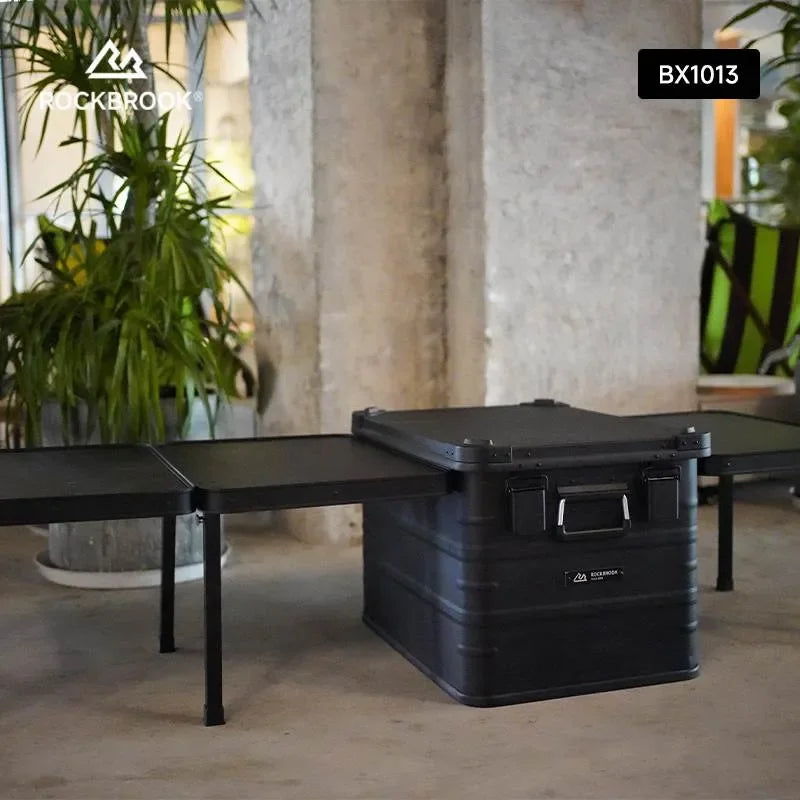 ロックブルック 84Lアルミテーブルボックス Rockbrook 84L BLACK Aluminium Table Box BIPLANE BX1013