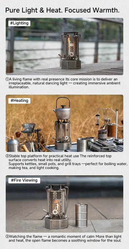 ROCKBROOK ロックブルック ST0001 ヴィンテージ ポータブル 灯油ランタン Light Realm Kerosene Lantern