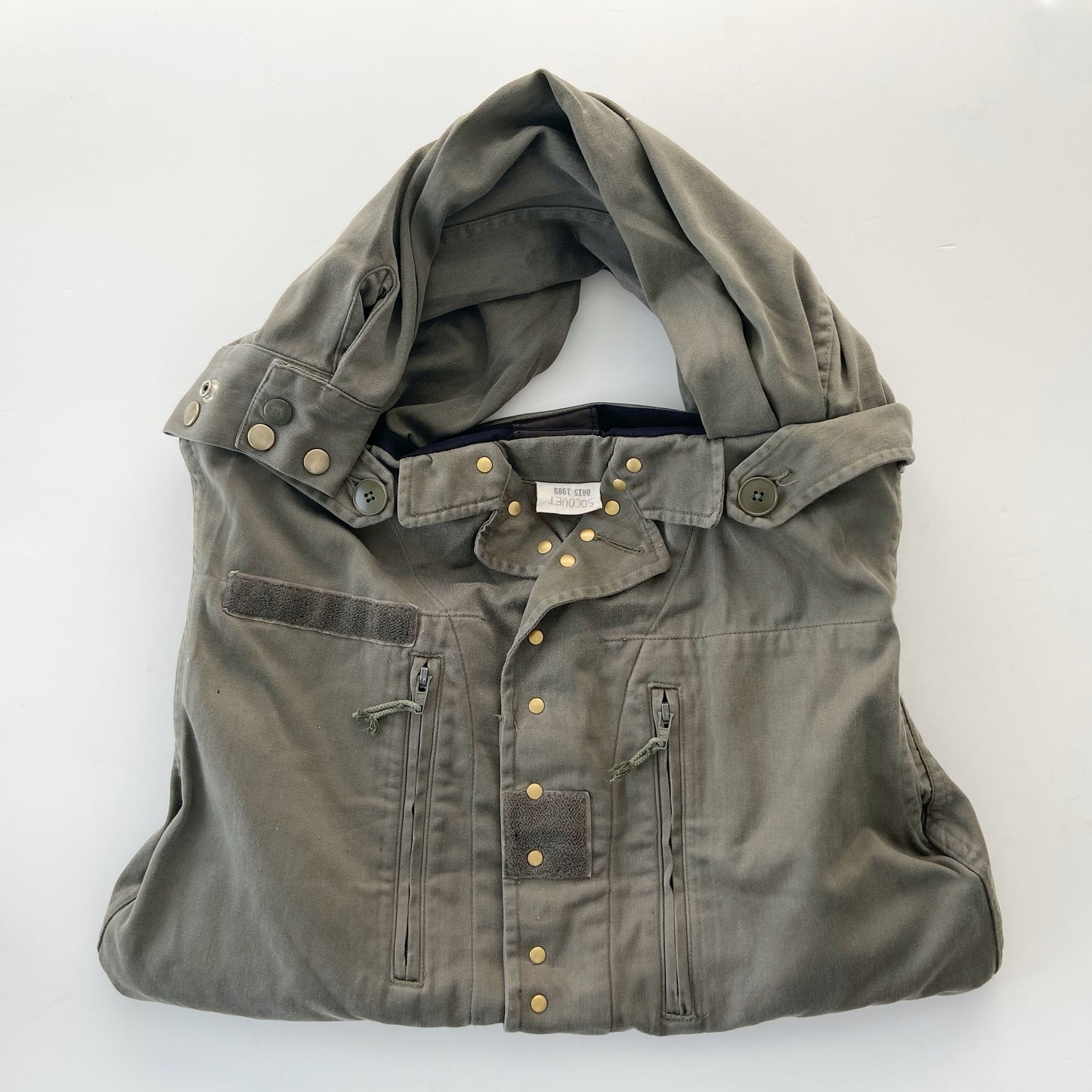 【Yabo】フランス軍ミリタリーリメイク 2WAYショルダーバッグ｜F2ジャケット＆M47チノシャツ使用｜A4対応・ユニセックス可