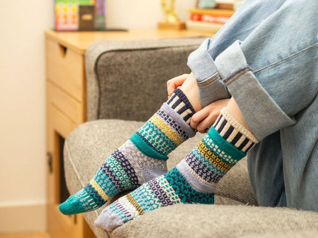 Solmate Socks ソルメイトソックス クルーソックス アガベ