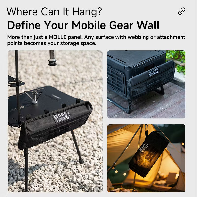 ROCKBROOK ロックブルック PD0030 タクティカル MOLLE サイドポーチ 600D オックスフォードクロス
