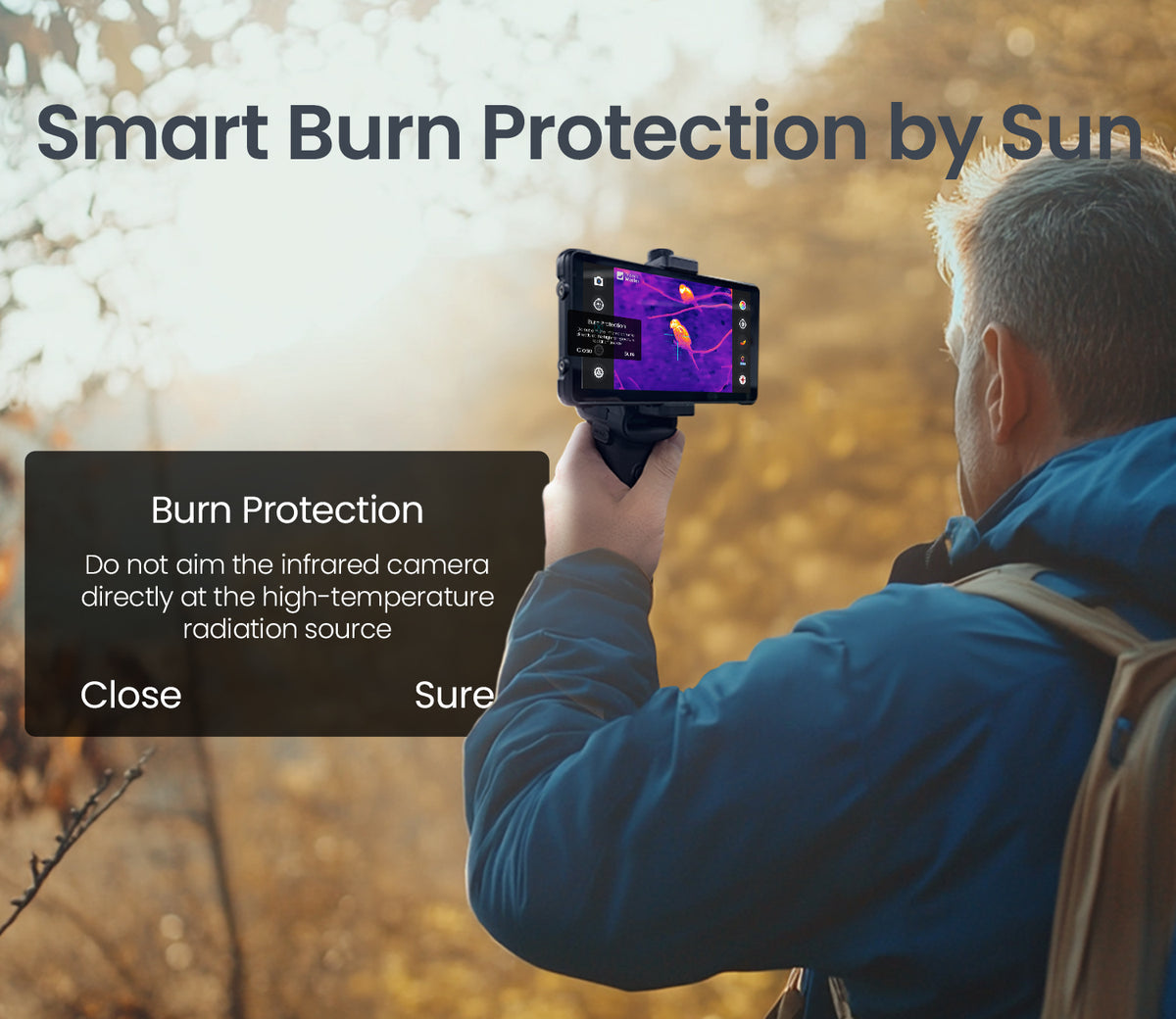 【Android専用・狩猟特化モデル】Thermal Master T2 Max｜1600ヤード対応サーマルスコープ｜13mmレンズ・15倍ズーム・50Hz表示・タクティカルハンドル付属｜赤外線ハンティング単眼鏡