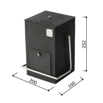 Fe:FRAME ROCKET STOVE｜エフイーフレーム 調理用高火力ストーブ ロケットクックストーブ Black（耐熱黒塗装）Rust（錆び）