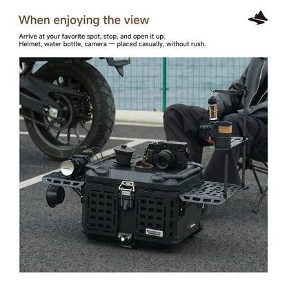 ロックブルック ROCKBROOK BX1028V3 MOTO アルミモーターサイクルケース サイドテーブル付き