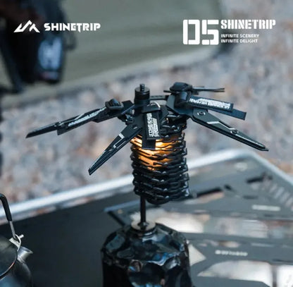 山趣（ShineTrip） ST-05シリーズ ディープウィング メカ ライトアレイ（ライトスタンド／収納ボード）A552-H01 ブラック