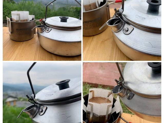 KALUGII カルギイ トランギアケトル専用 注ぎ口 コーヒードリップ用【チタン製】cd-trangiaT