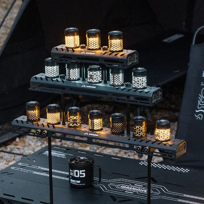 山趣（ShineTrip） ST-05シリーズ 回転19灯グリマー（回転ハニカム／回転グラデーション／回転エネルギーブロック）