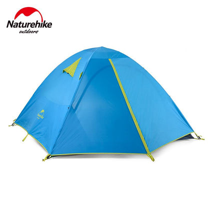 Naturehike ダブルドア防水キャンプテント｜1〜2人用／3人用・ダブルレイヤー・高耐水アルミポールテント