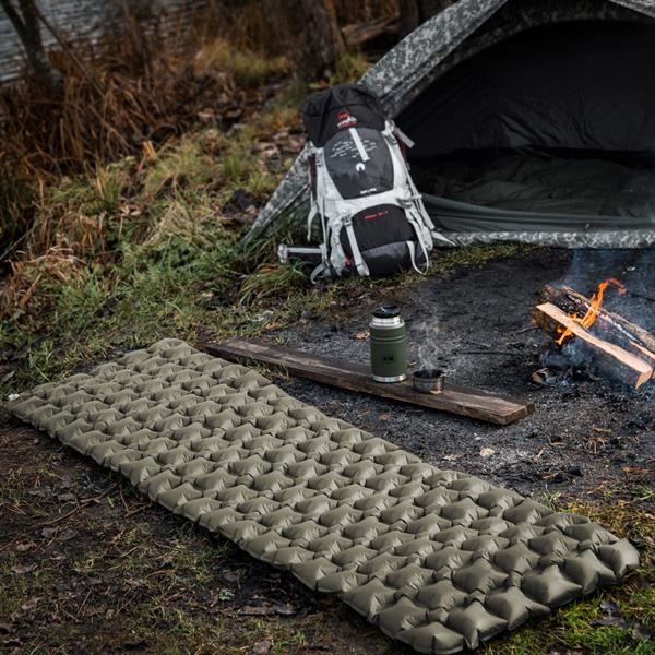 M-TAC（エムタック） M-TAC Inflatable Sleeping Pad シングル エアーマット 195×60×5cm（60018001）オリーブ