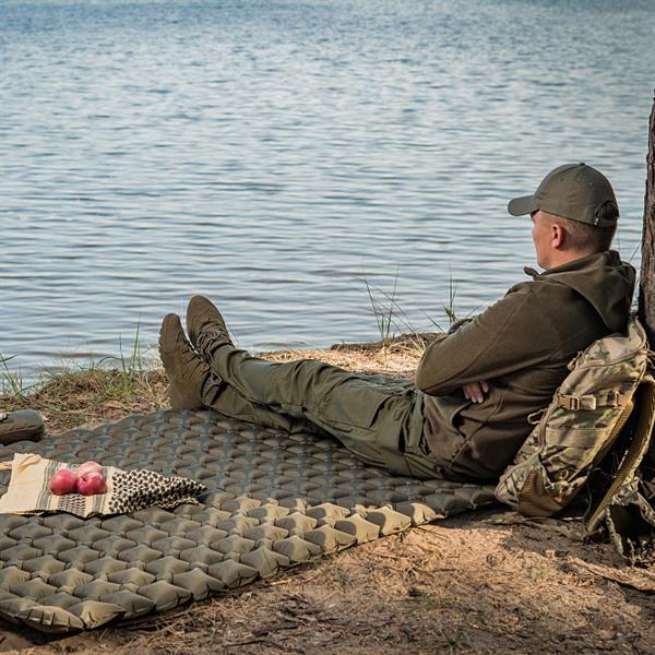 M-TAC（エムタック） M-TAC Inflatable Sleeping Pad ダブル エアーマット 195×120×5cm（60019001）オリーブ
