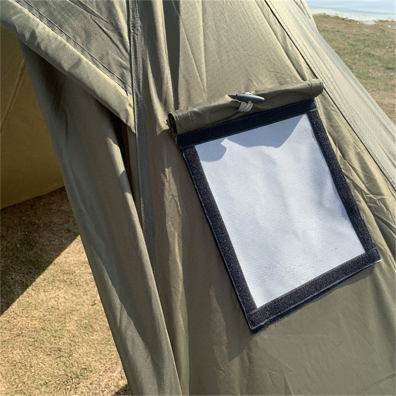 アウトドア ピラミッドテント｜難燃素材採用・インディアンスタイル ダブルレイヤー