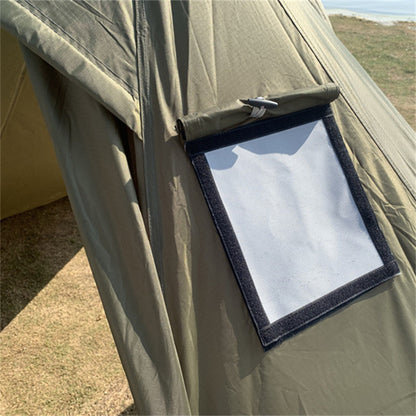 アウトドア ピラミッドテント｜難燃素材採用・インディアンスタイル ダブルレイヤー