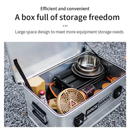 ロックブルック 50Lアルミストレージボックス Rockbrook 50L Aluminum Storage Box STARVEI BX1003