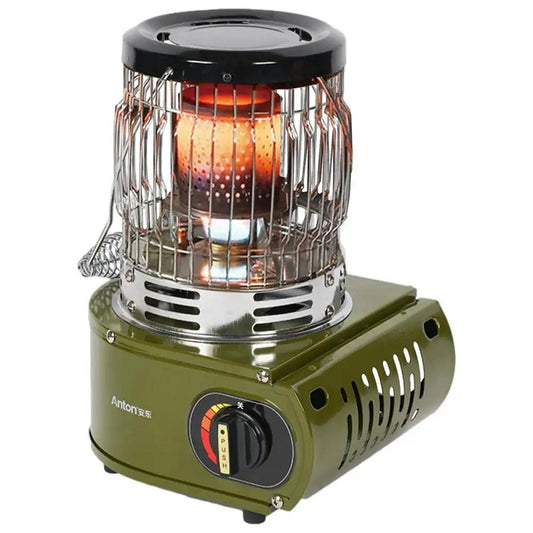 Outdoor Gas Heater Camping Stove｜キャンプ用 ポータブル ガスヒーター＆ストーブ（アーミーグリーン／ベージュ）