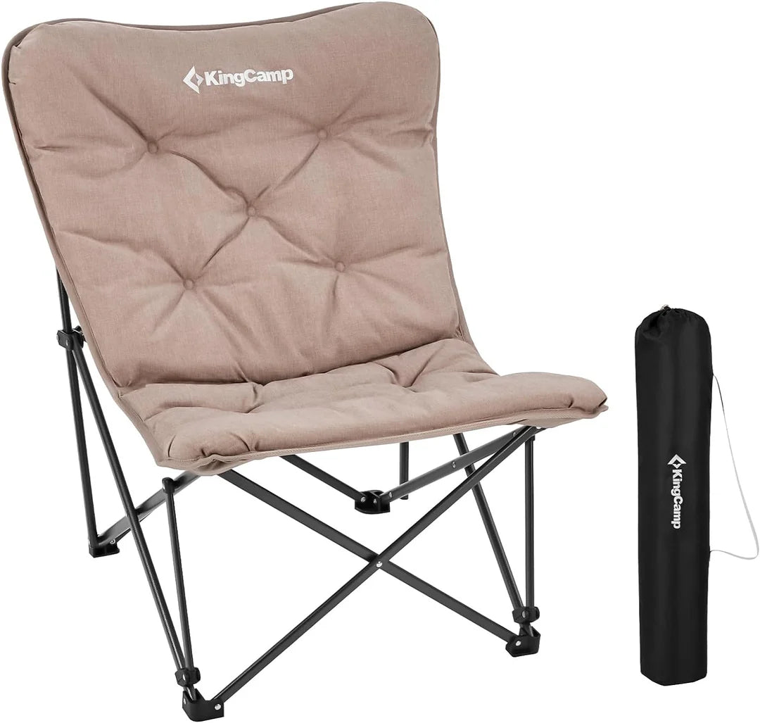 【KingCamp｜キングキャンプ】LEMON C10 バタフライチェア｜折りたたみ式 一人掛けチェア クッション付き