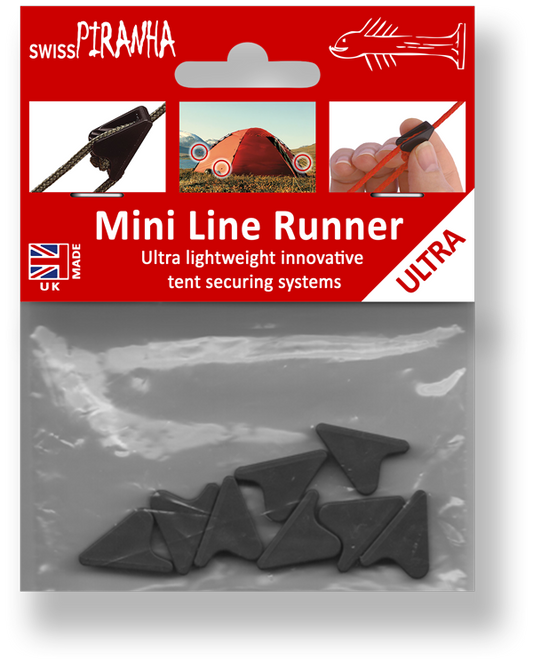 SwissPiranha（スイスピラニア）Mini Line Runner（ミニ ラインランナー）8個入り ガイラインテンショナー