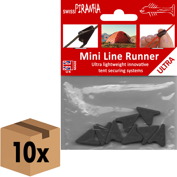 SwissPiranha（スイスピラニア）Mini Line Runner（ミニ ラインランナー）8個入り ガイラインテンショナー