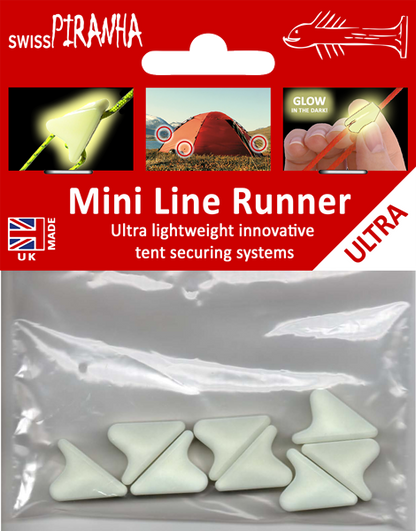 SwissPiranha（スイスピラニア）Mini Line Runner（ミニ ラインランナー）8個入り ガイラインテンショナー