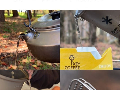 KALUGII カルギイ Driclip／ドリクリップ2nd-S アルミケース付【ステンレス製】コーヒードリップ 注ぎ口