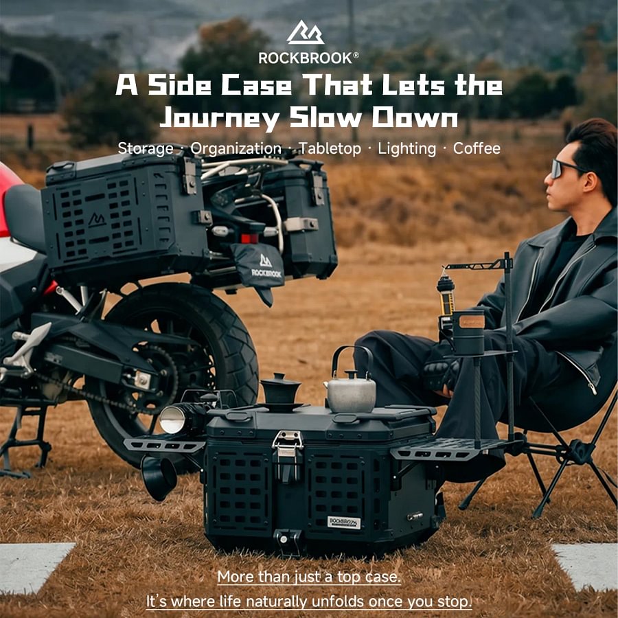 ロックブルック ROCKBROOK BX1028V3 MOTO アルミモーターサイクルケース サイドテーブル付き