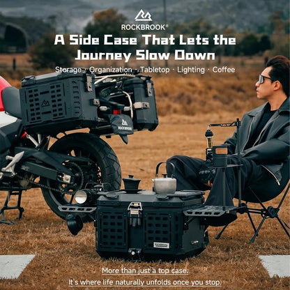 ロックブルック ROCKBROOK BX1028V3 MOTO アルミモーターサイクルケース サイドテーブル付き