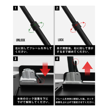 KZM カズミ ワンハンガー アルミニウム素材 タワースタンド 簡単設置 高さ調整 コンパクト 収納袋付