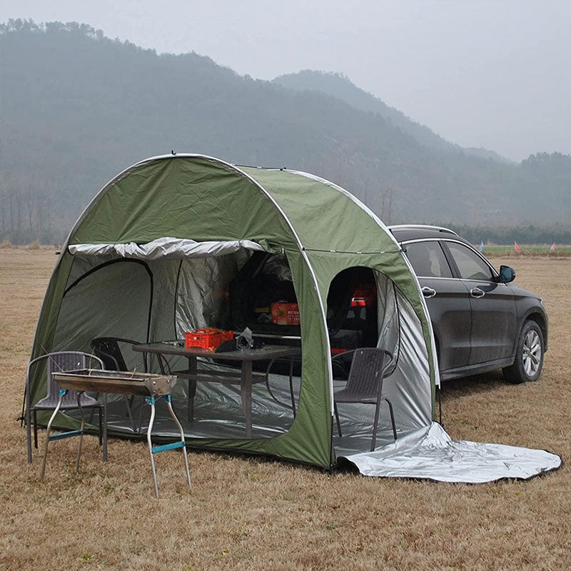 Outdoor Car Trunk Rear Tent with Canopy｜車中泊＆キャンプ用 リアテント 日除け・防水