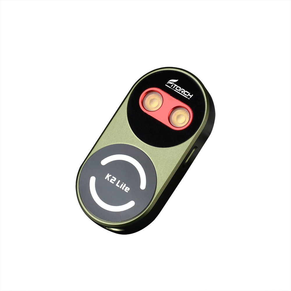 Fitorch（フィトーチ） K2 Lite キーチェーンライト 1000ルーメン｜アルミ／チタンモデル（USB Type-C）