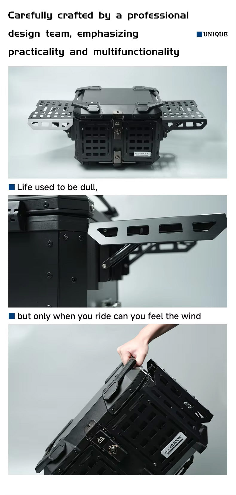 Rockbrook BX1028 MOTO 45L アルミモトテーブルボックス