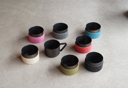 96【KURO】黒染めステンレスマグカップ｜SUS304製｜280ml｜再利用パッケージ付き・食洗機対応｜日本製