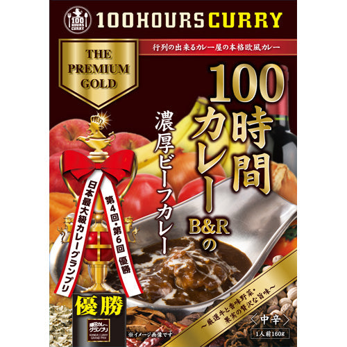 100hourscurry 100時間カレー 濃厚ビーフカレー 160g×40個 レトルトカレー