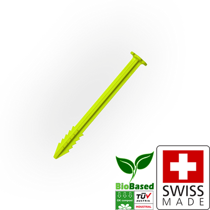 SwissPiranha（スイスピラニア）GreenShark（グリーンシャーク）GSシリーズ 植物由来バイオプラスチック 超軽量テントペグ