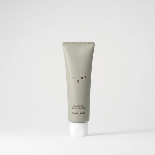 soel ソエル LIVING-OIL ハンドクリーム Powdery Wood パウダリーウッド 50g ハンドクリーム