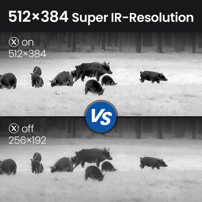 【Android専用・狩猟特化モデル】Thermal Master T2 Max｜1600ヤード対応サーマルスコープ｜13mmレンズ・15倍ズーム・50Hz表示・タクティカルハンドル付属｜赤外線ハンティング単眼鏡