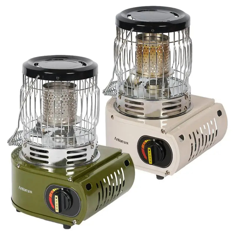 Outdoor Gas Heater Camping Stove｜キャンプ用 ポータブル ガスヒーター＆ストーブ（アーミーグリーン／ベージュ）