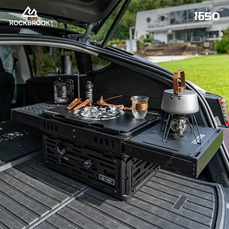 ロックブルック ROCKBROOK MAKER 50 50L カスタムアルミキャンピングオーガナイザーボックス BX1029