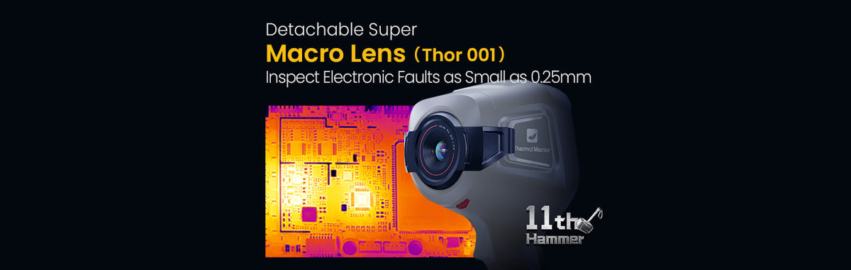 【現場対応型ハイエンドモデル】Thermal Master THOR001｜25Hz・256×192解像度｜±1.5℃高精度・マクロ8cm対応・Wi-Fi／USB接続・PC分析対応サーマルカメラ