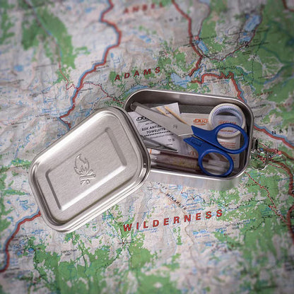 Prometheus Design Werx（プロメテウス デザイン ワークス） Camp Stash Box 400ml キャンプ スタッシュ ボックス 400ml ステンレス収納ケース