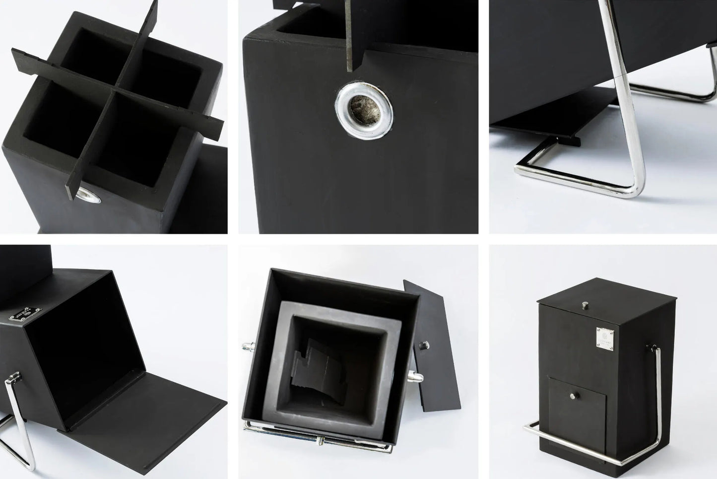 Fe:FRAME ROCKET STOVE｜エフイーフレーム 調理用高火力ストーブ ロケットクックストーブ Black（耐熱黒塗装）Rust（錆び）