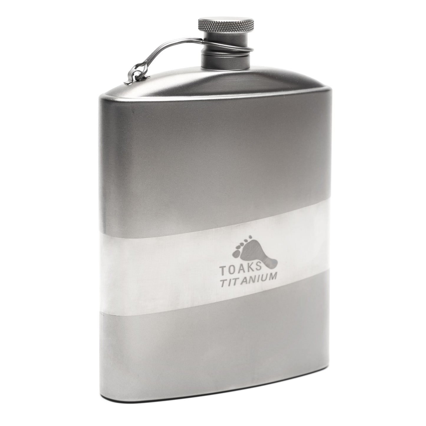 チタニウム フラット フラスク セット（TOAKS Titanium Flat Flask Set・CS-06・総重量120g）