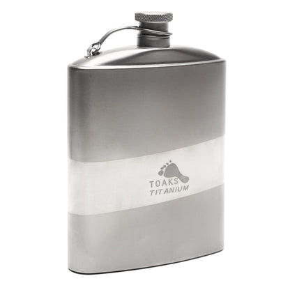 チタニウム フラット フラスク セット（TOAKS Titanium Flat Flask Set・CS-06・総重量120g）