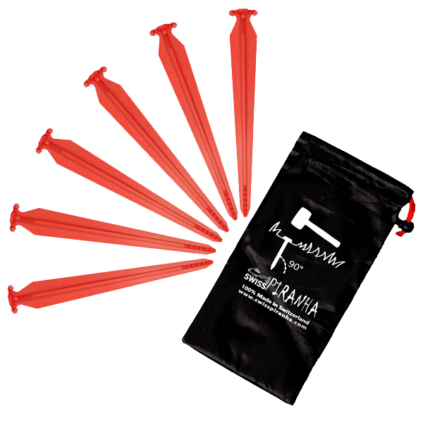 SwissPiranha（スイスピラニア）RedTrout（レッドトラウト）RTシリーズ 超軽量テントペグ