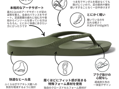 ARCHIES アーチーズ アーチサポートサンダル トープ