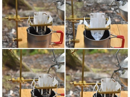 KALUGII カルギイ Driclip／ドリクリップ2nd-S アルミケース付【ステンレス製】コーヒードリップ 注ぎ口