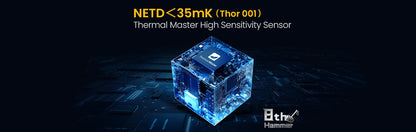 【現場対応型ハイエンドモデル】Thermal Master THOR001｜25Hz・256×192解像度｜±1.5℃高精度・マクロ8cm対応・Wi-Fi／USB接続・PC分析対応サーマルカメラ