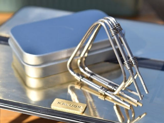 KALUGII カルギイ ユーエル クイックフォールド コーヒードリッパー（チタン） 「ケース付き」 U.L. QuickFold Dripper（Titanium）