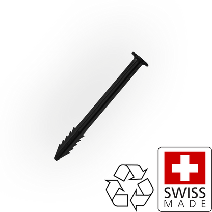 SwissPiranha（スイスピラニア）BlackFisk（ブラックフィスク）BFシリーズ 100%リサイクル素材 超軽量テントペグ