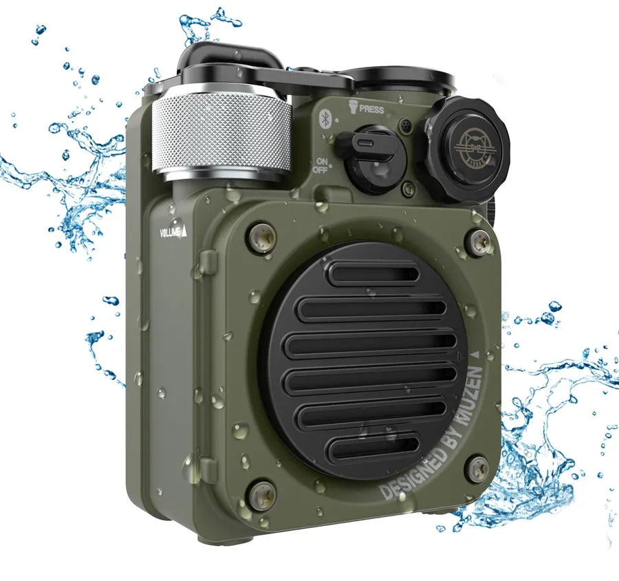 MUZEN Wild Mini 第2世代 Bluetooth スピーカー ブラック メタルグレー グリーン イエロー