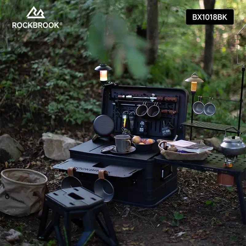 ロックブルック 50Lアルミテーブルボックス Rockbrook 50L Aluminum Table Box KARGO50 BX1018 57X38X28CM
