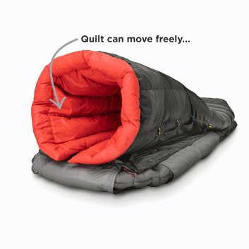 ZENBIVY Light Quilt Down ゼンビビィ ライトキルトダウン 567g